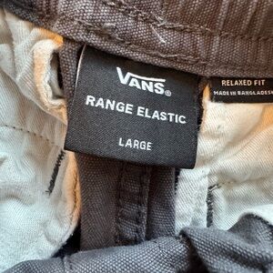 VANS OFF THE WALL - YOUTH size large - grey cargo pants